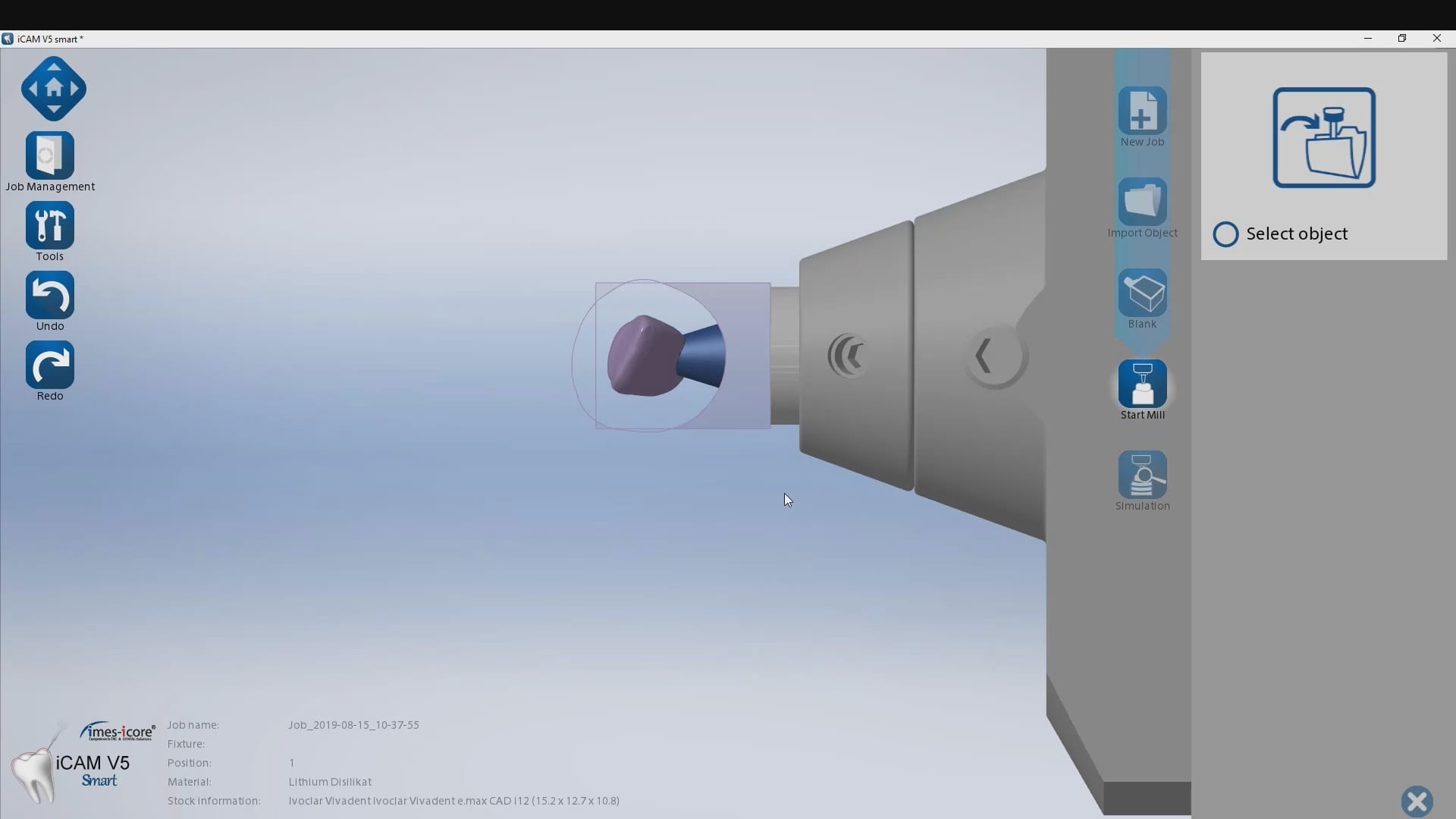 Nesting to Mill To imes icore CORiTEC One